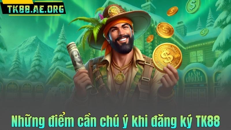 Những điểm cần chú ý khi đăng ký TK88