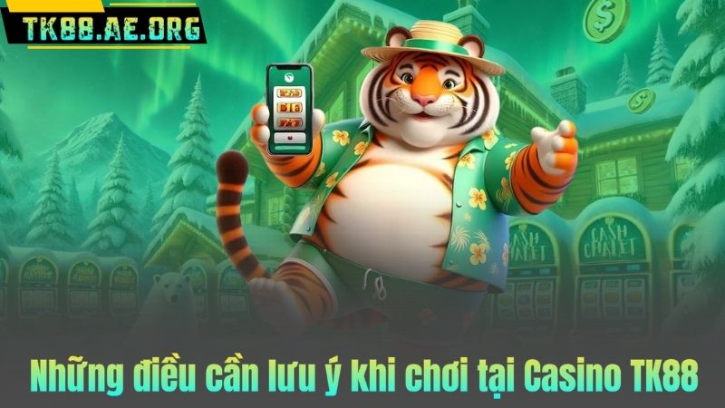 Những điều cần lưu ý khi chơi tại Casino TK88